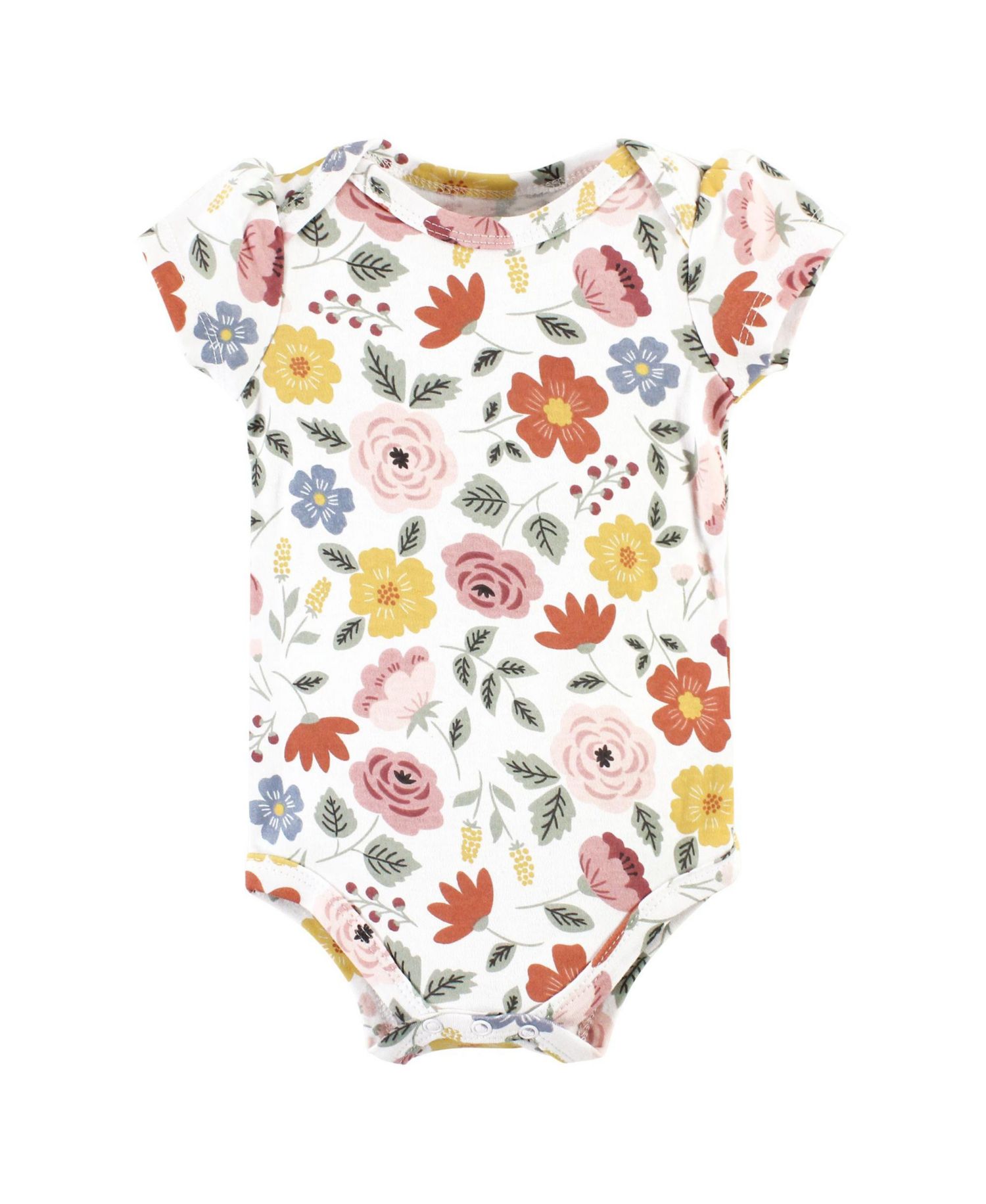 Baby Girls Cotton Bodysuits 3-Pack