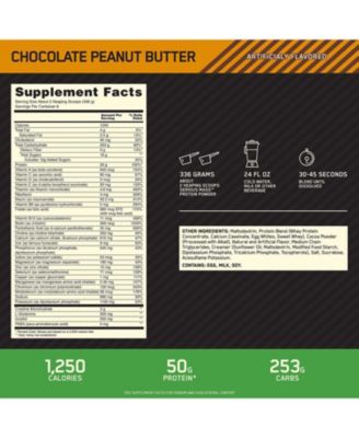 Serious Mass, Chocolate Peanut Butter, 6 lb, 8 Servings