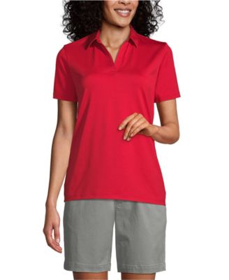 Women's Short Sleeve Rapid Dry Sport Neck Polo Shirt