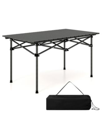 Aluminum Camping Table for 4-6 People with Carry Bag