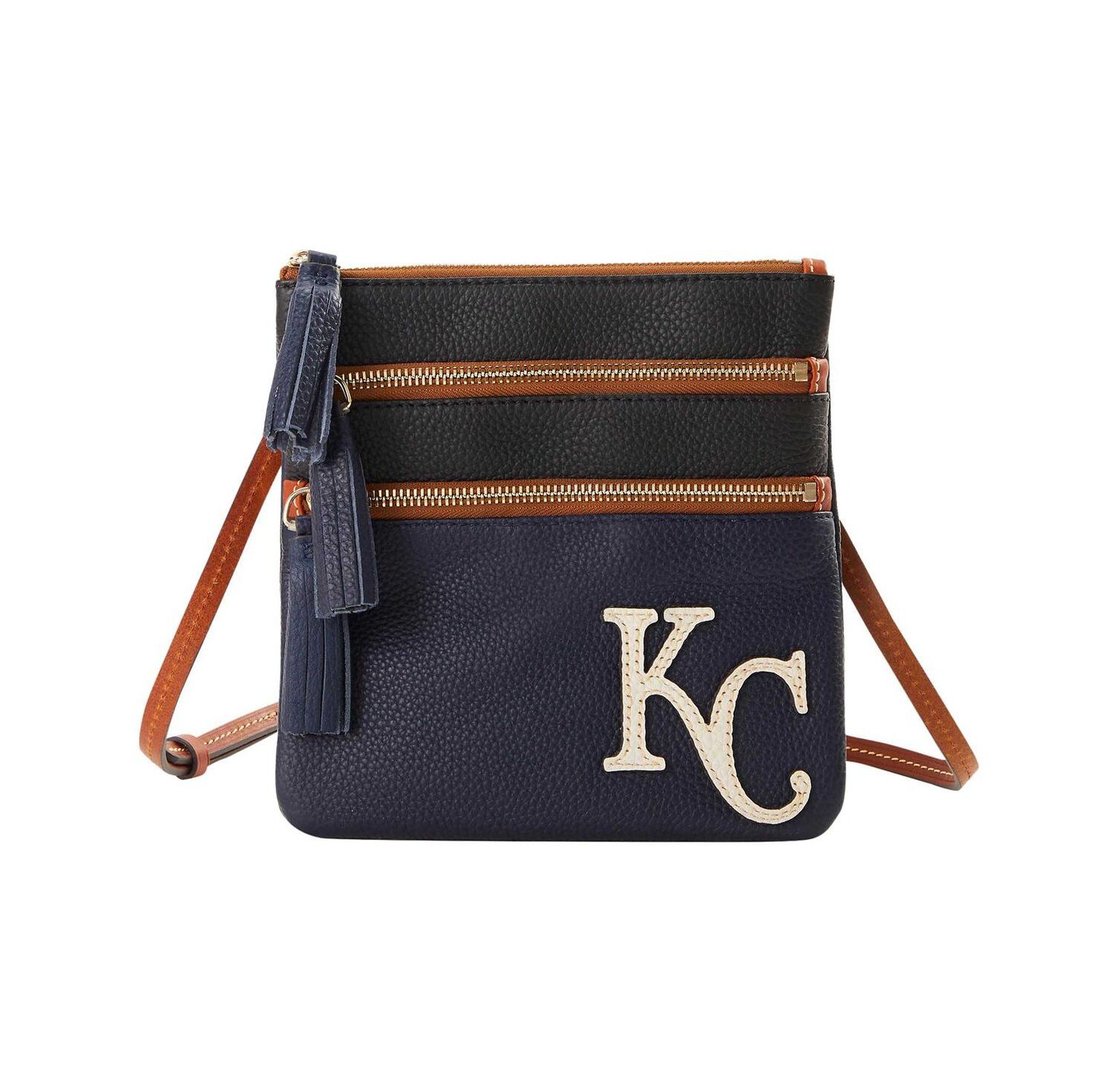 Kansas City Royals Infield Triple Zip Crossbody Purse