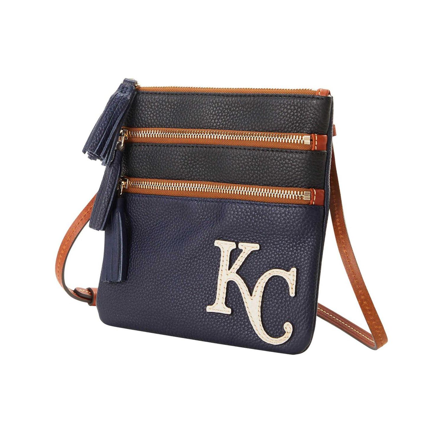 Kansas City Royals Infield Triple Zip Crossbody Purse