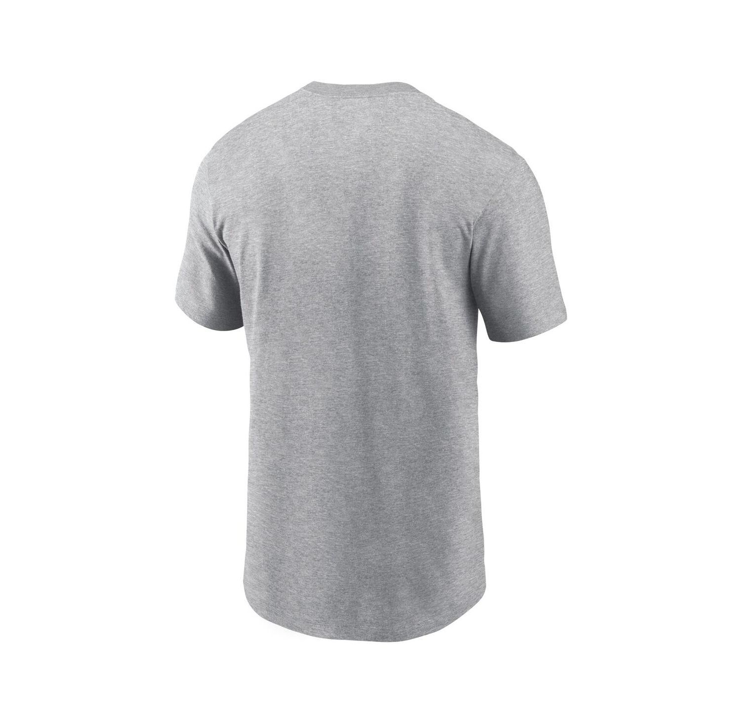 Men's Heather Gray Oakland Athletics Home Team Athletic Arch T-Shirt