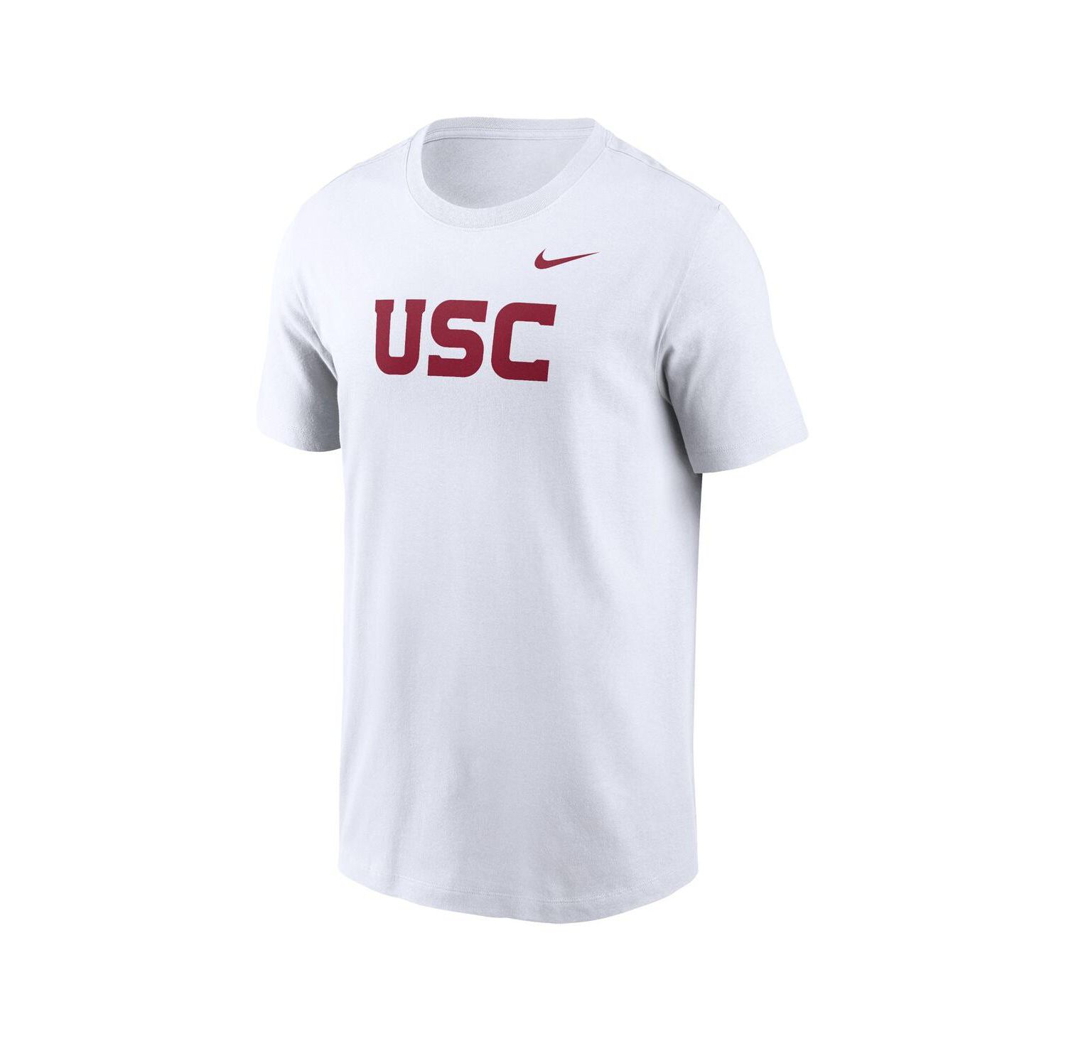 Men's White USC Trojans Primetime Evergreen Wordmark T-Shirt