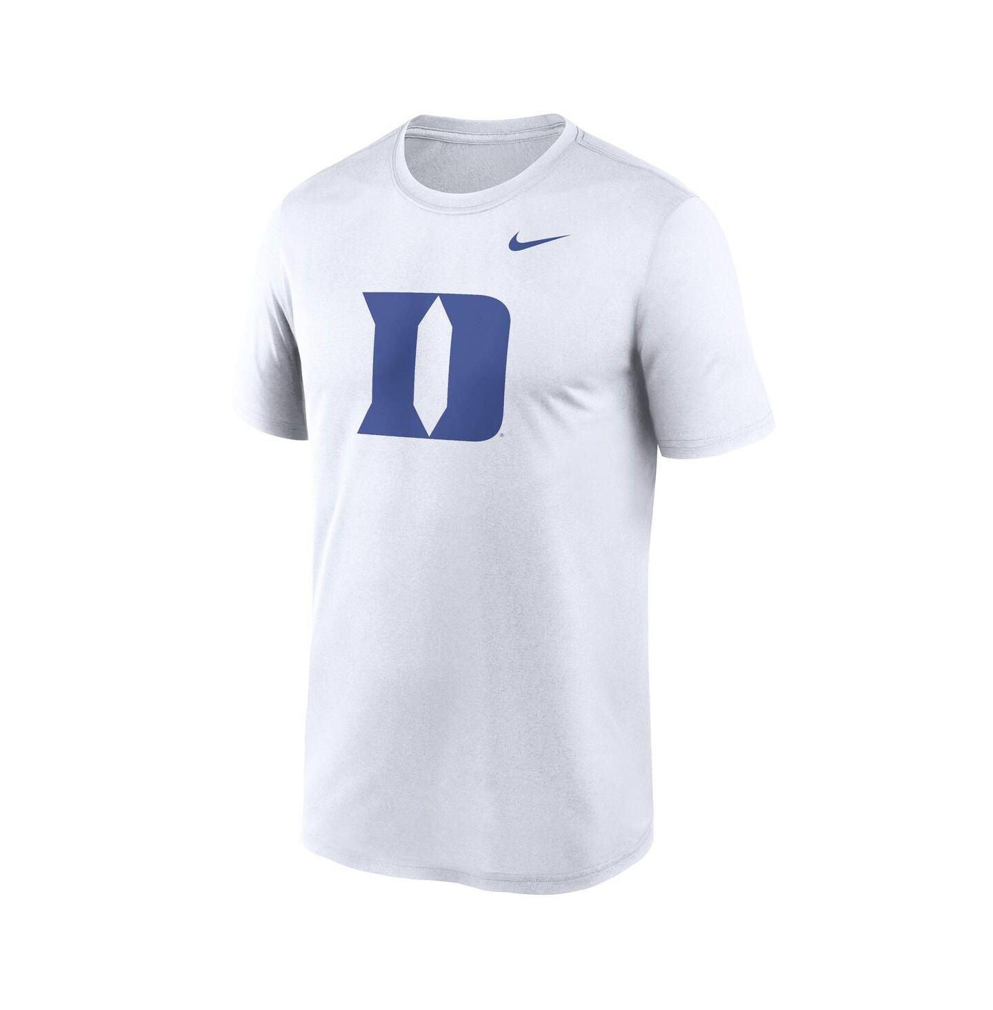 Мужская футболка Nike White Duke Blue Devils Primetime Legend Logo — фото 3