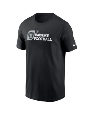 Men's Black Las Vegas Raiders Outline T-Shirt