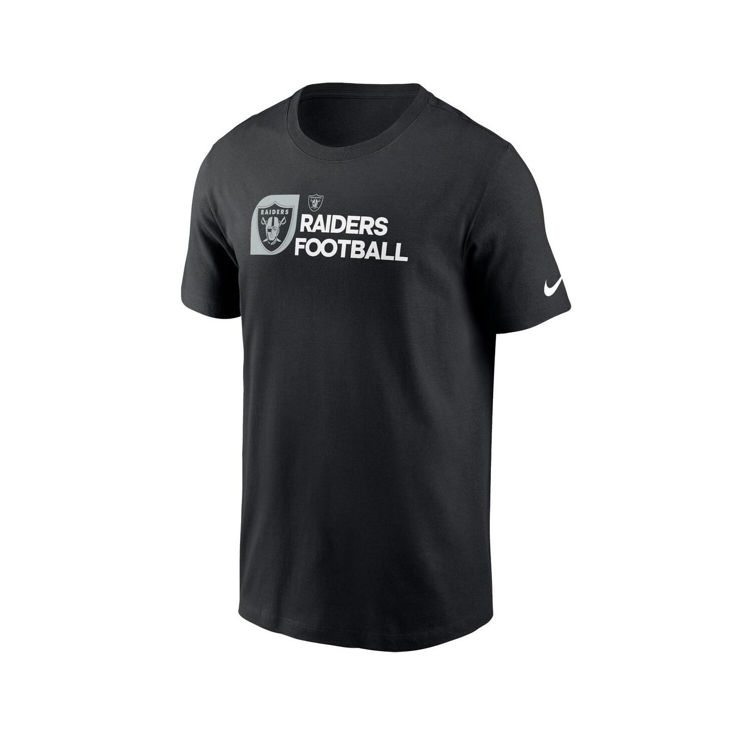 Men's Black Las Vegas Raiders Outline T-Shirt