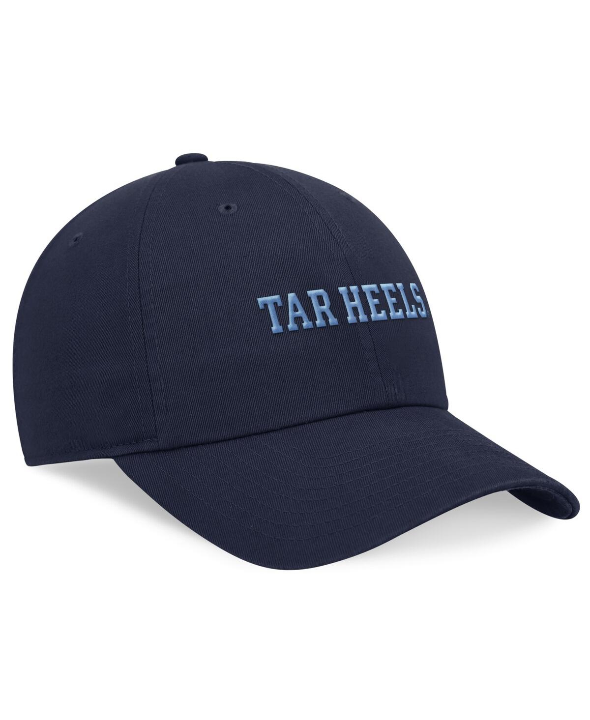 JORDAN MEN'S NAVY NORTH CAROLINA TAR HEELS 2024 ON-FIELD CLUB ADJUSTABLE HAT 
