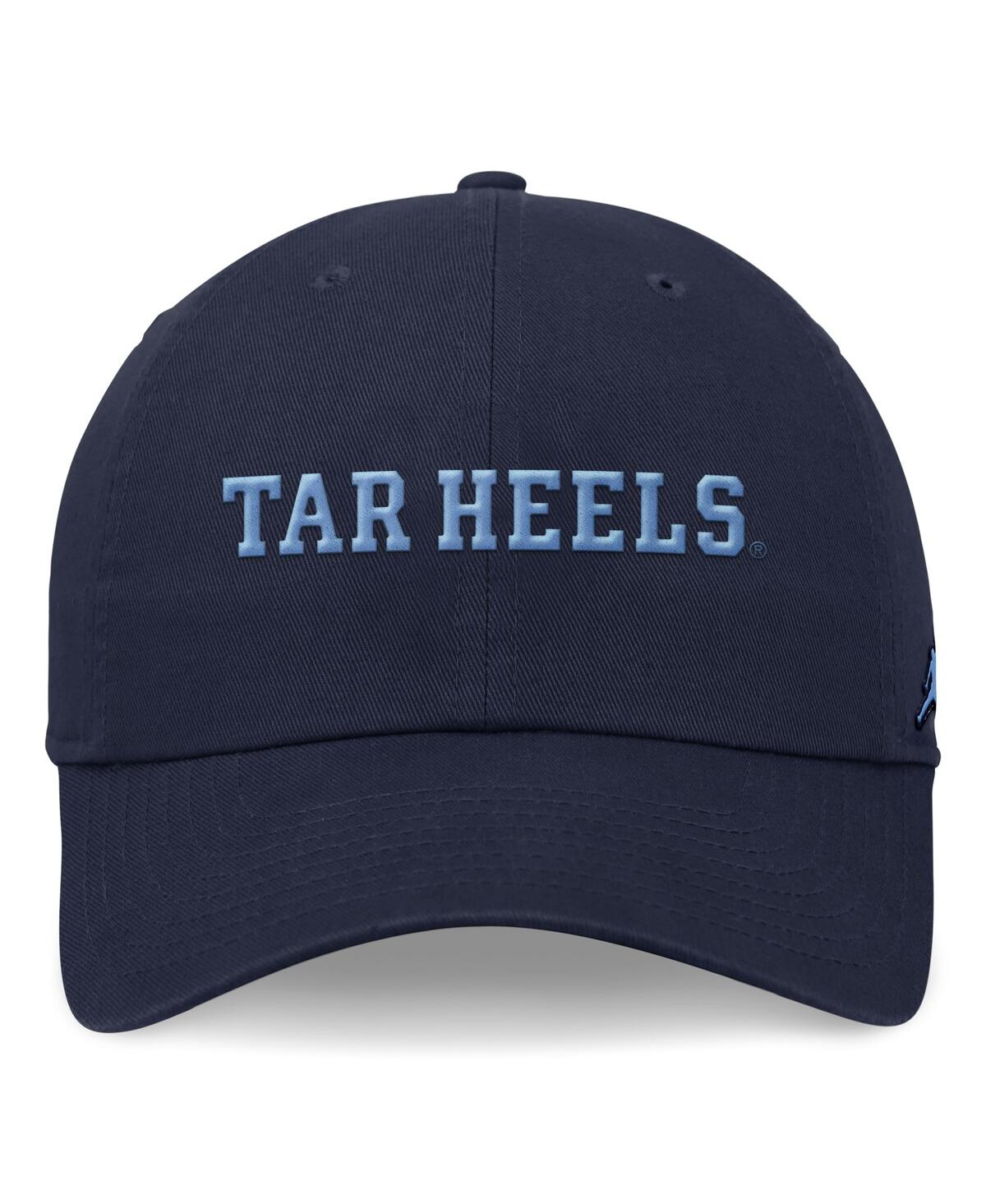 JORDAN MEN'S NAVY NORTH CAROLINA TAR HEELS 2024 ON-FIELD CLUB ADJUSTABLE HAT 