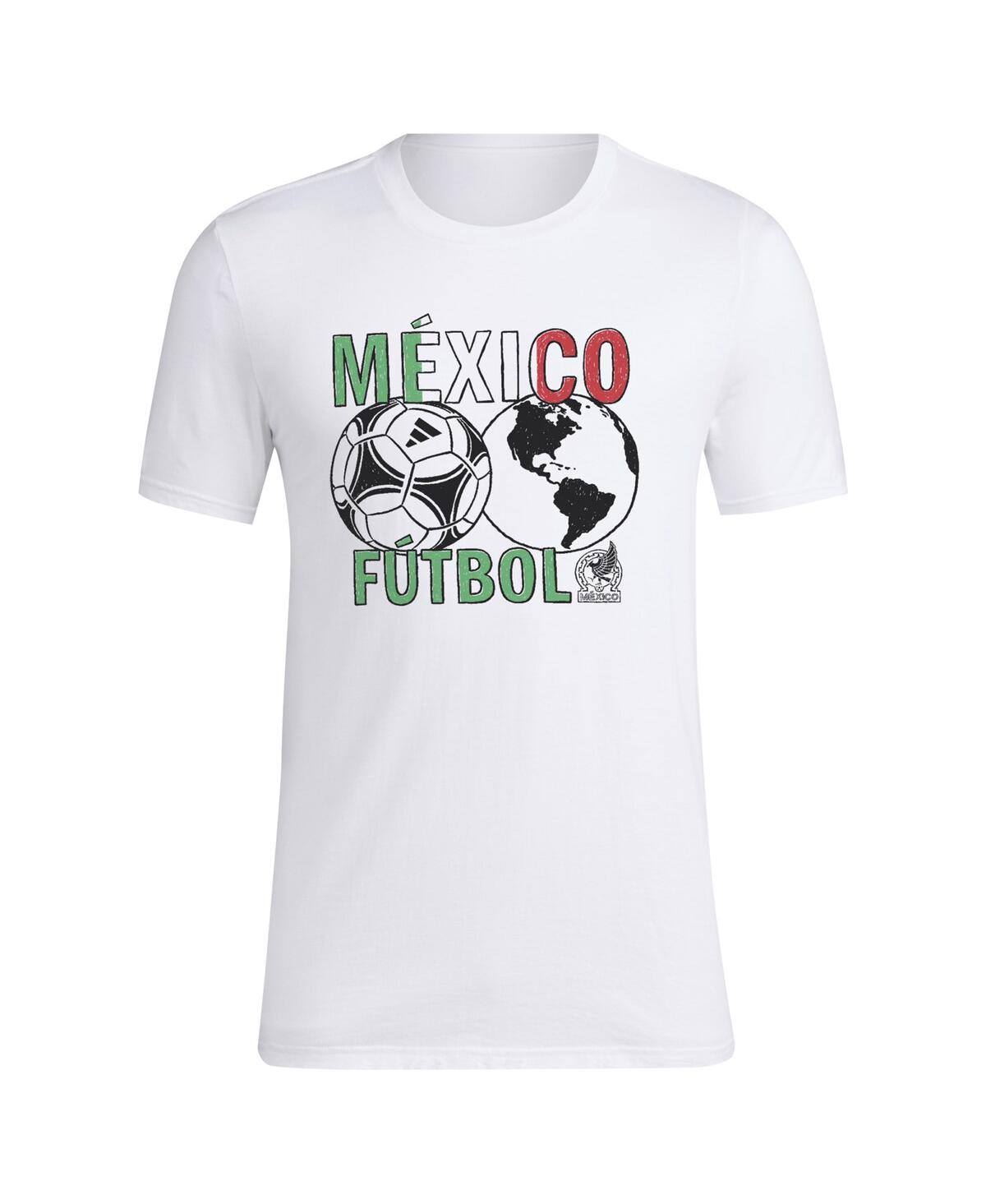 Adidas Men'sMexico National Team Around the World T-Shirt - White