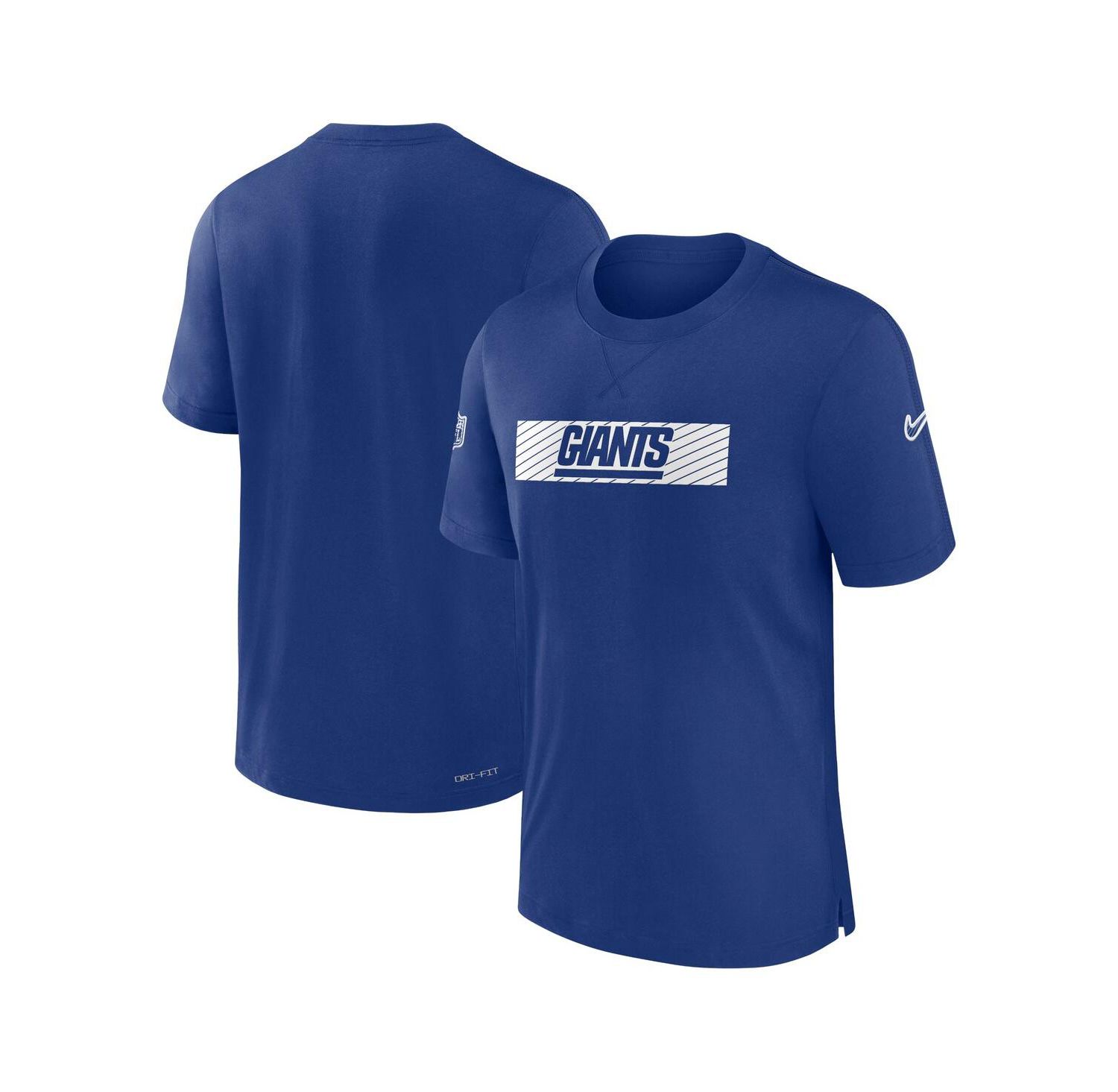 Men's Royal New York Giants Sideline Player Performance T-Shirt