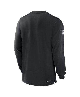 Men's Black New York Jets Sideline Player Performance Long Sleeve T-Shirt
