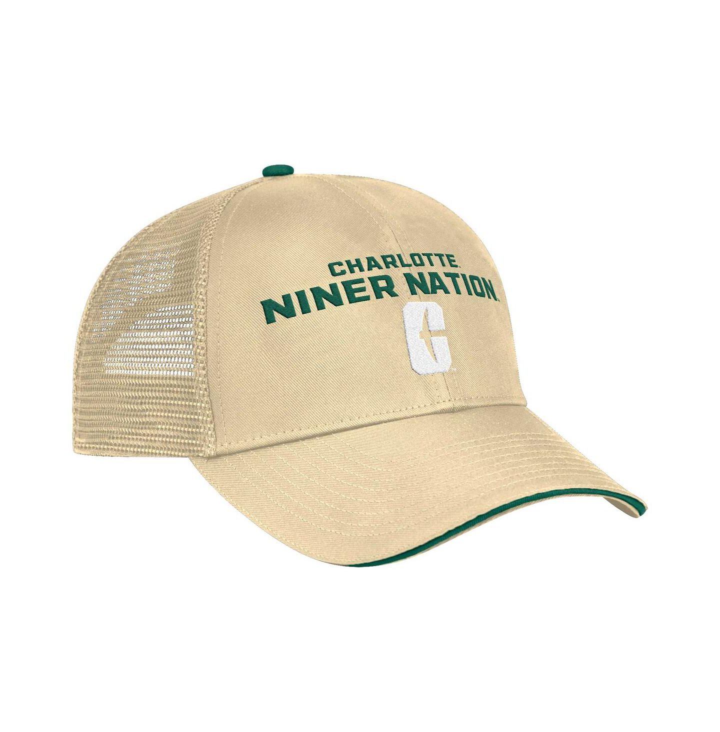 Мужская кепка Colosseum Gold Charlotte 49ers Wyatt Adjustable Hat — фото 3