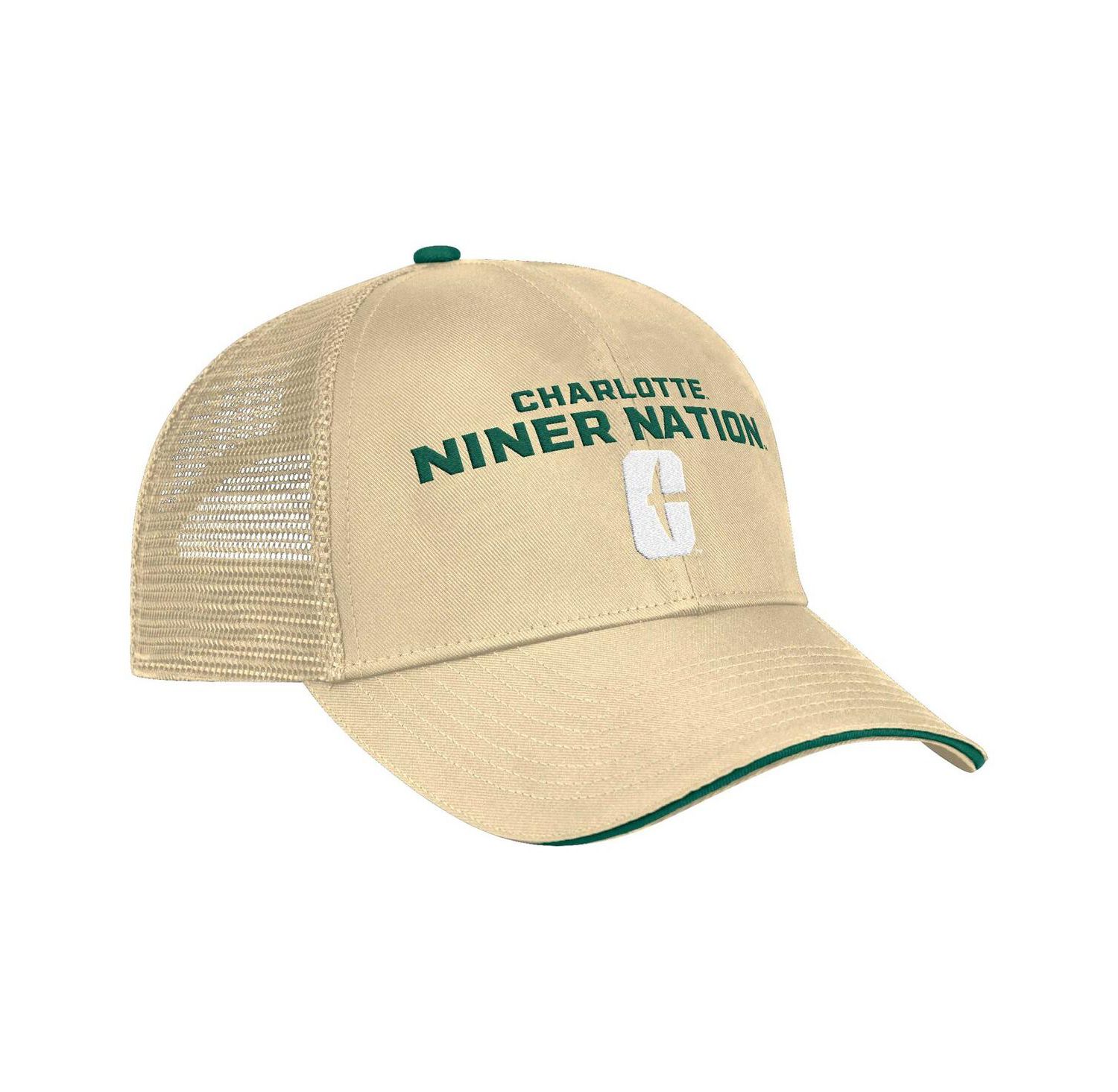 Men's Gold Charlotte 49ers Wyatt Adjustable Hat