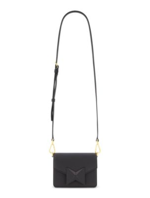 Mini Leather Gold Strap Crossbody Bag