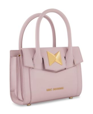 Gold Plated Hardware Small Leather Tote Bag