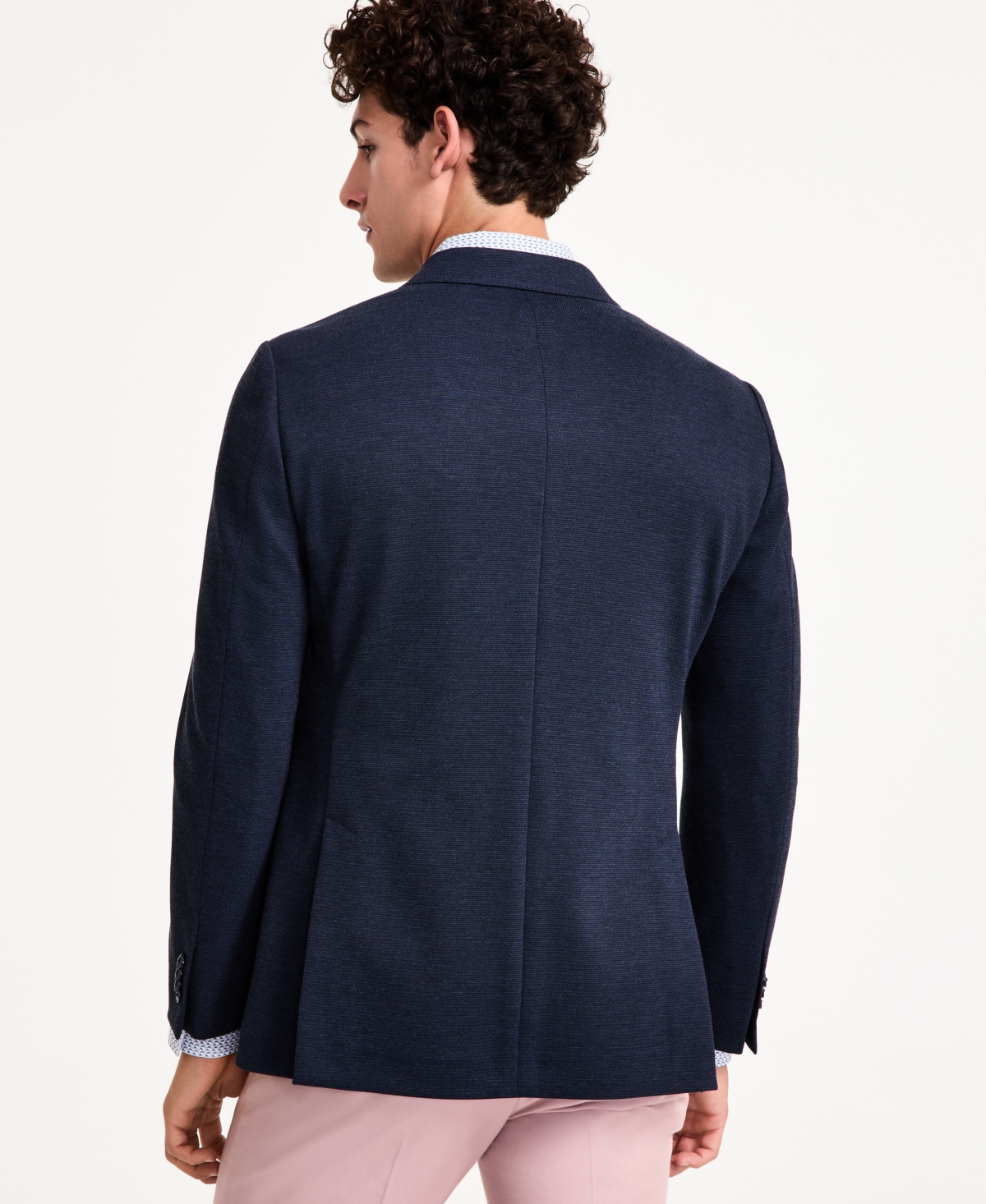Michael Kors Men's Classic-fit Double-breasted Sport Coat In Navy
