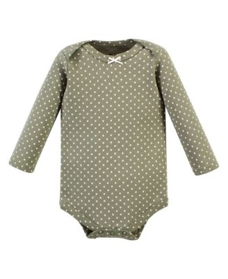 Cotton Long-Sleeve Bodysuits 3-Pack