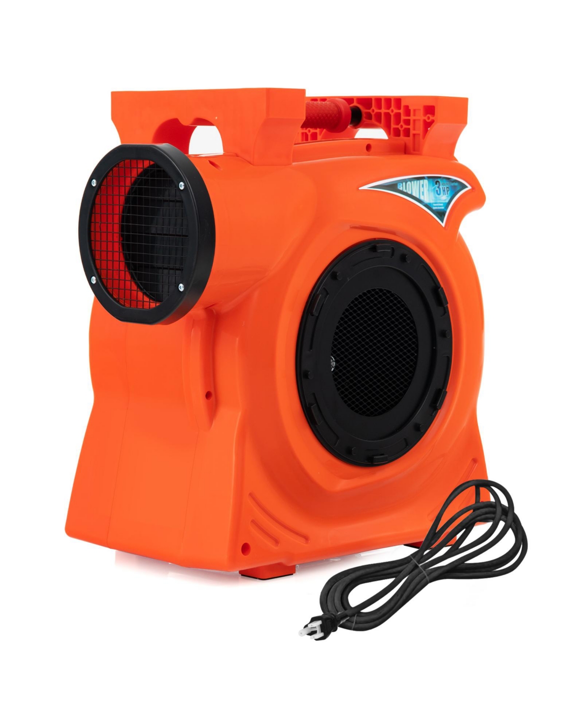 2200W 3 Hp Commercial Air Blower for Giant Outdoor Inflatable Bounce House - Orange
