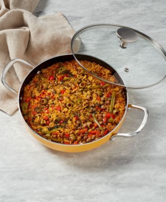 Aluminum Nonstick 6-Qt. Caldero with Lid