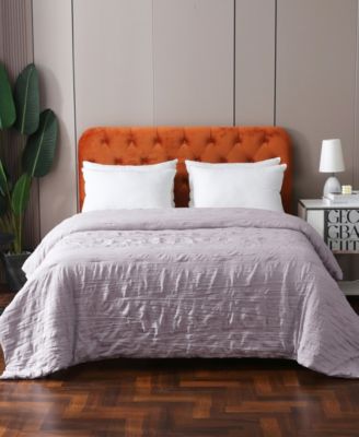 St. James Home St James Home Crinkled Down Alternative Comforter In Blue