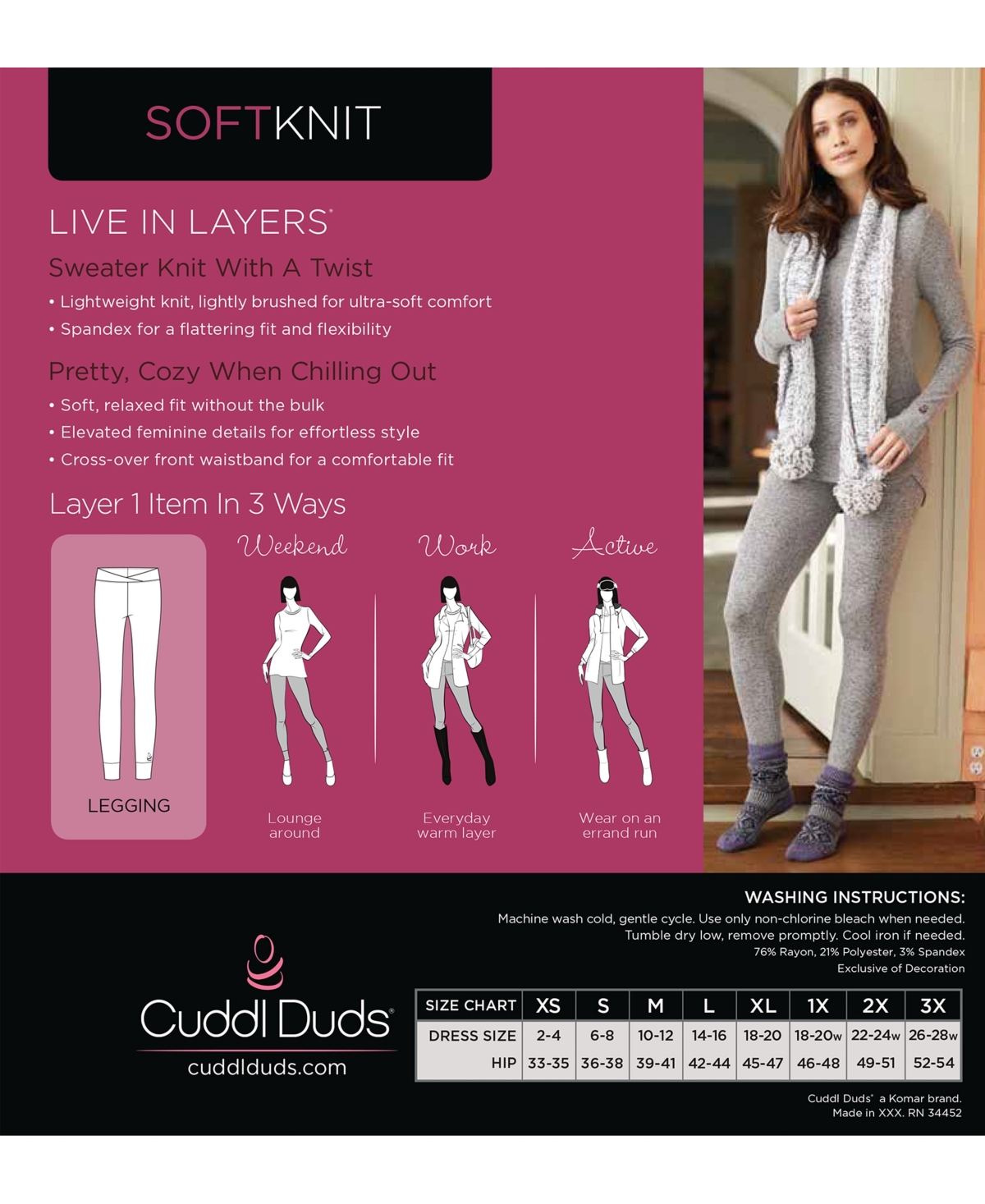 Cuddl duds petite leggings shop