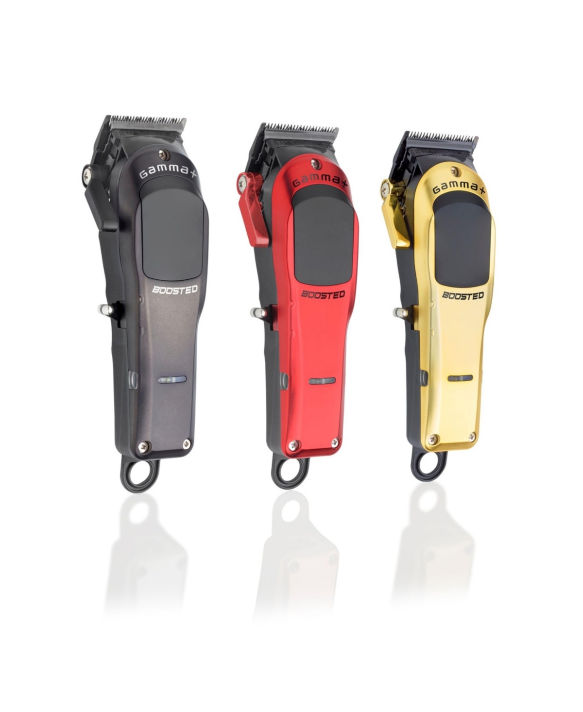 Gamma+ Boosted Professional Super Torque Motor Modular Cordless Hair Clipper In Black