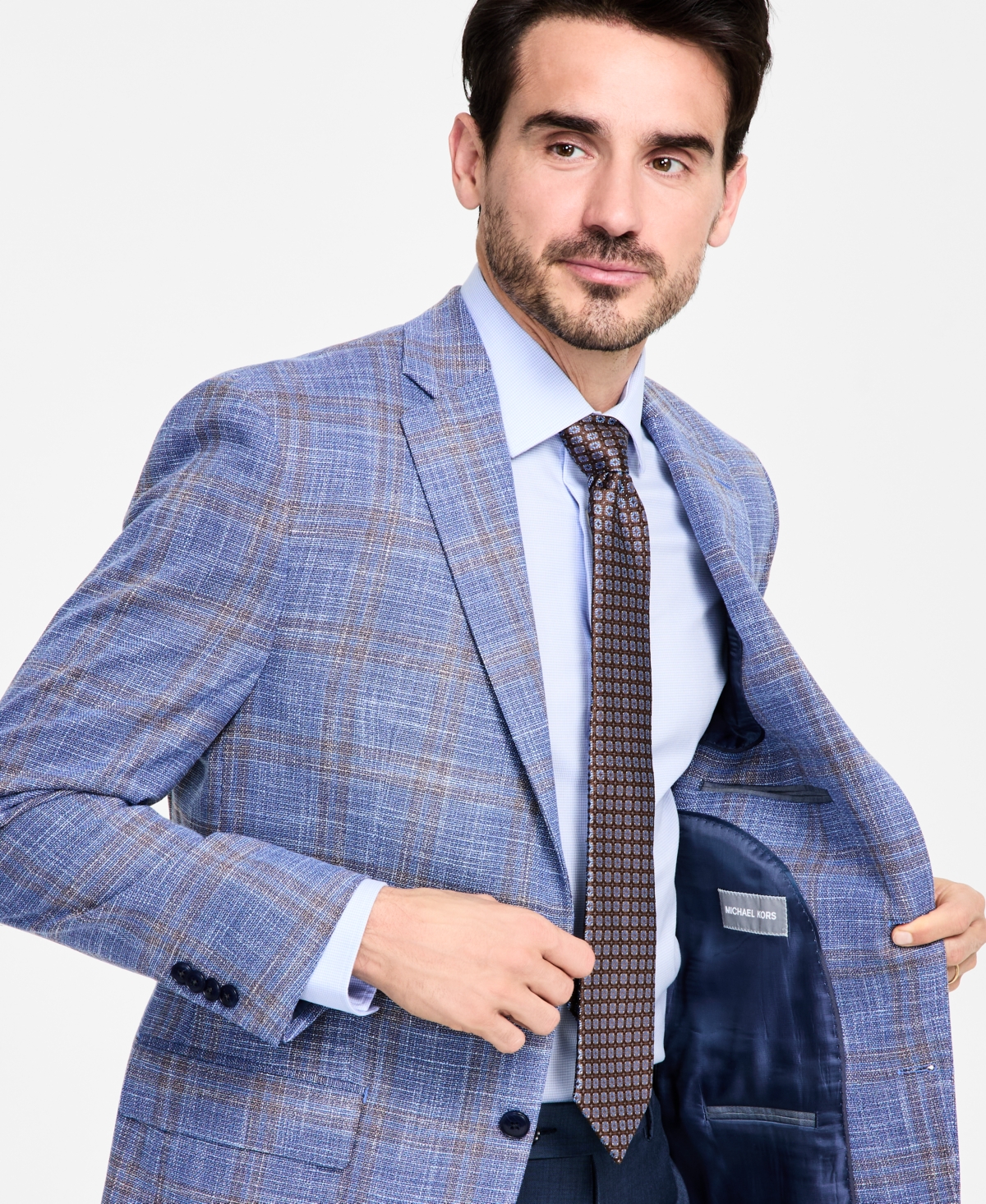 Michael Kors Men's Classic-fit Sport Coat In Blue