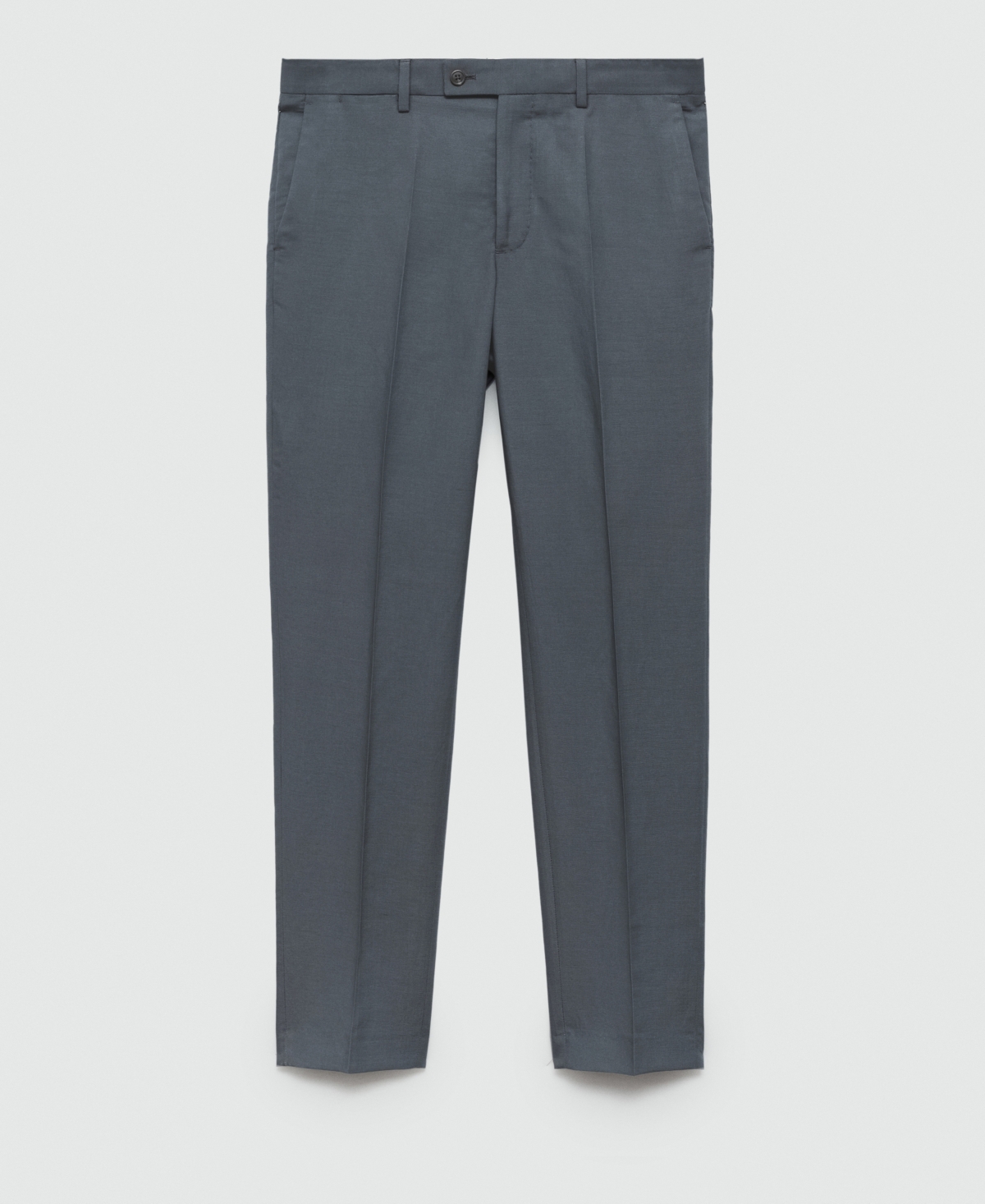 Mango Men's Pleats Detail Suit Pants