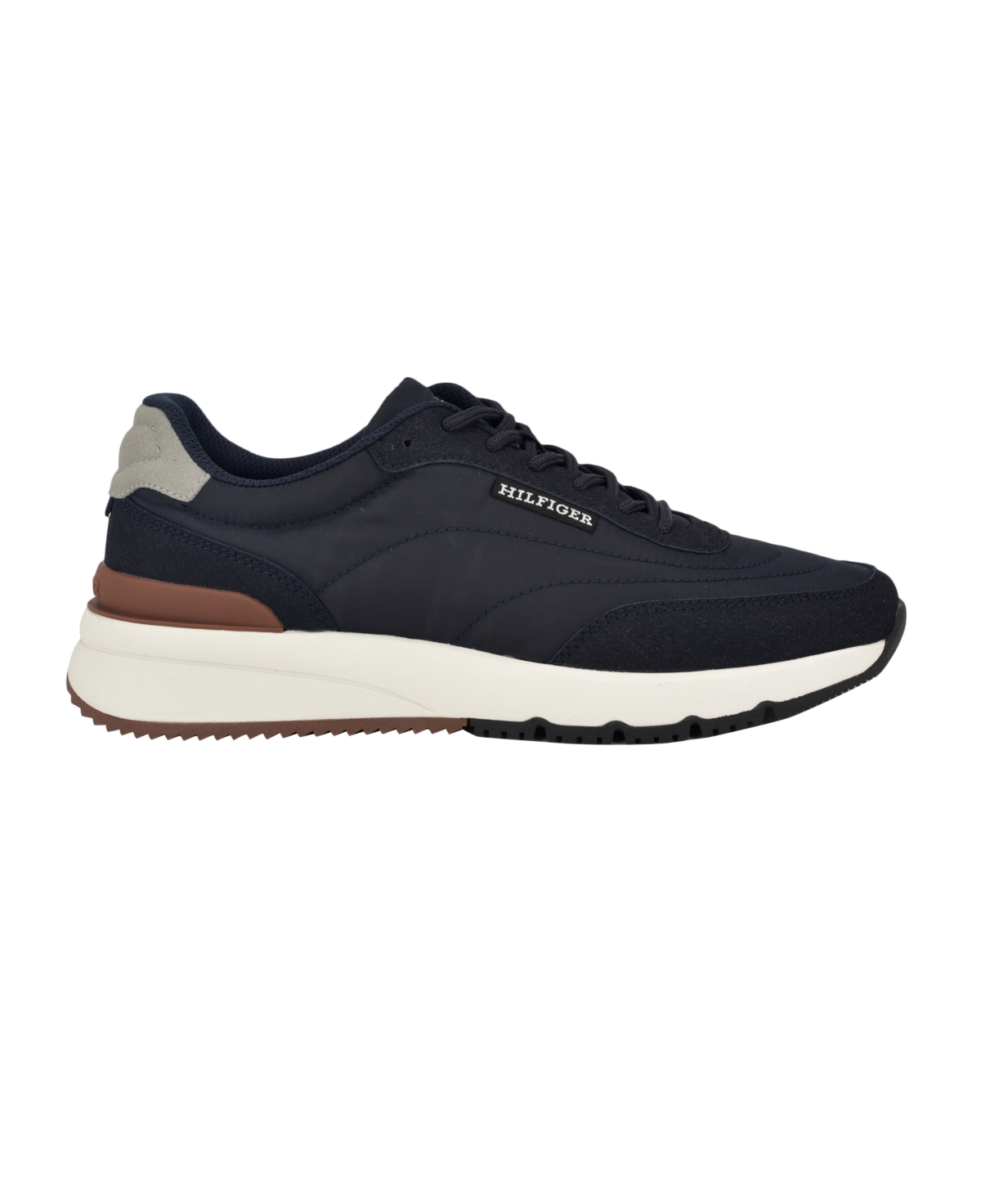 Tommy Hilfiger Men's Sanny Lace Up Jogger Sneakers In Grey Multi