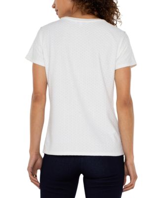 Women's Jacquard Crewneck T-Shirt 
