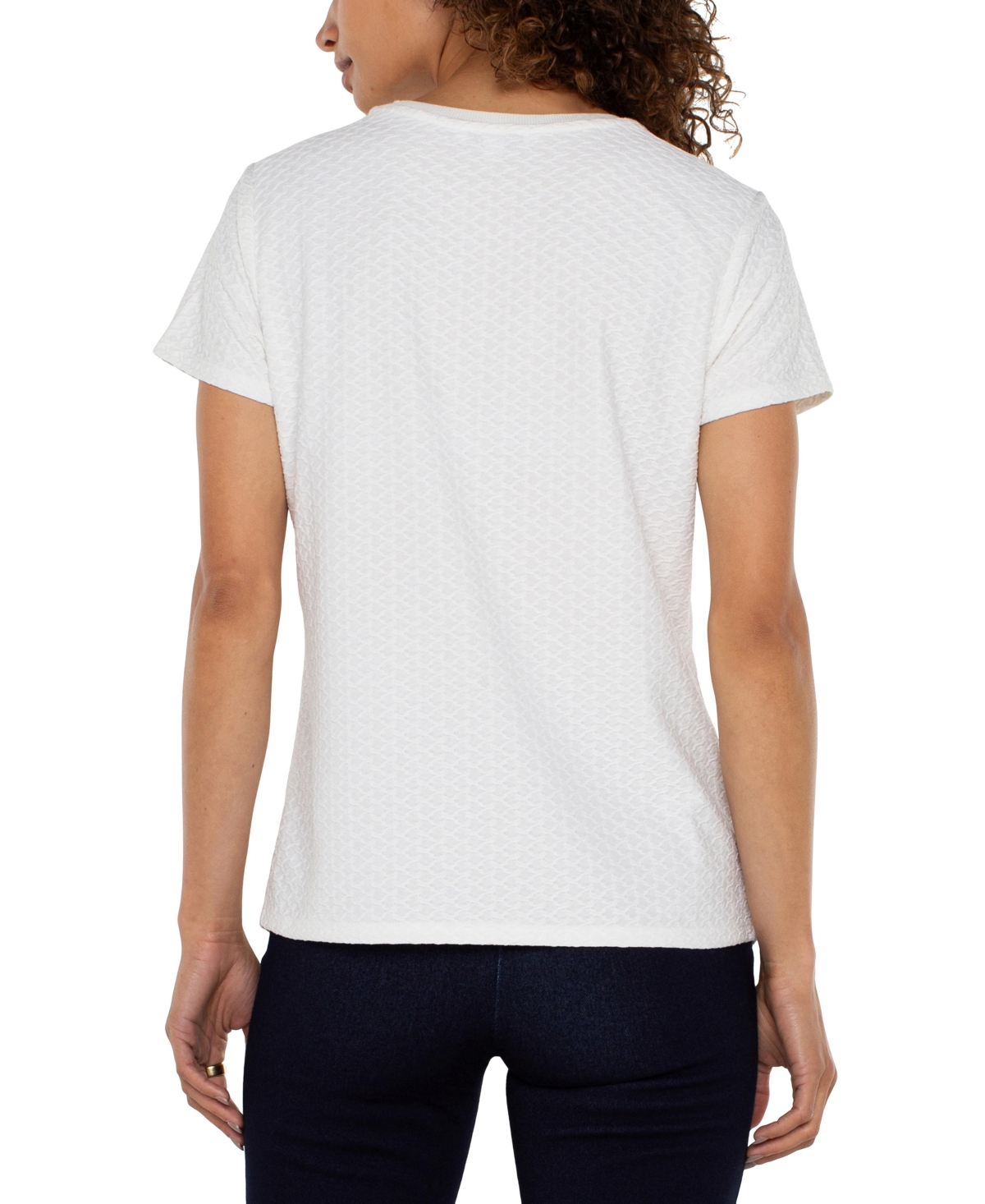 Liverpool Los Angeles Jacquard T-shirt In White