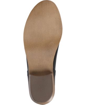 Women's Rimi Notched Ankle Stacked Heel Booties