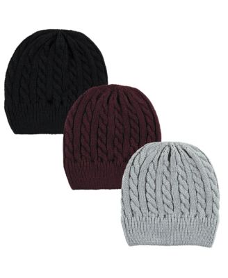 Unisex Triple Knit Hat Set