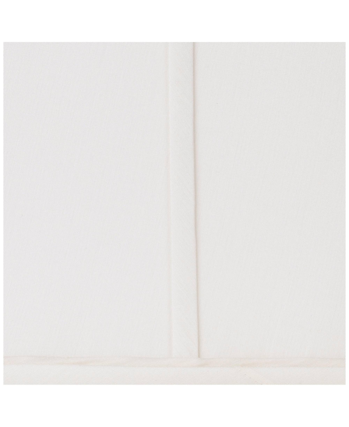 Springcrest Ivory Classic Small Square Lamp Shade Top x Bottom x High x Slant (Spider) Replacement with Harp and Finial