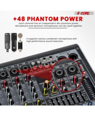 Audio Mixer 16 Channel DJ Mixing Board Bluetooth USB Analog Professional Mezclador De Audio