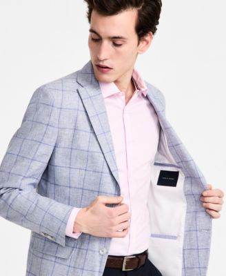 Men's Modern-Fit Plaid Sport Coat 