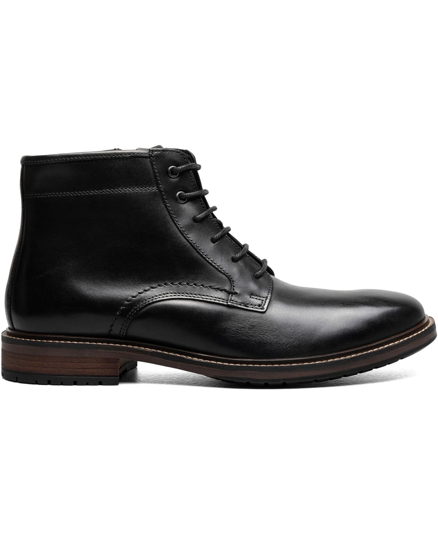 Мужские ботинки Florsheim Forge Plain Toe Lace Up Boot, цвет: Чёрный — фото 2