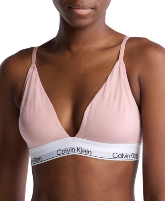 Women's Modern Cotton Lightly Lined Triangle Bralette- QF5650
