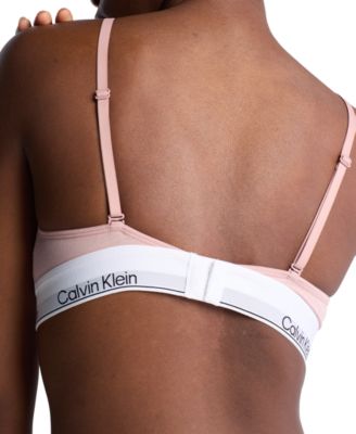 Women's Modern Cotton Lightly Lined Triangle Bralette- QF5650