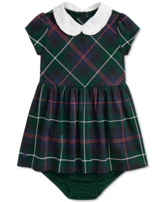 Ralph lauren plaid baby dress online