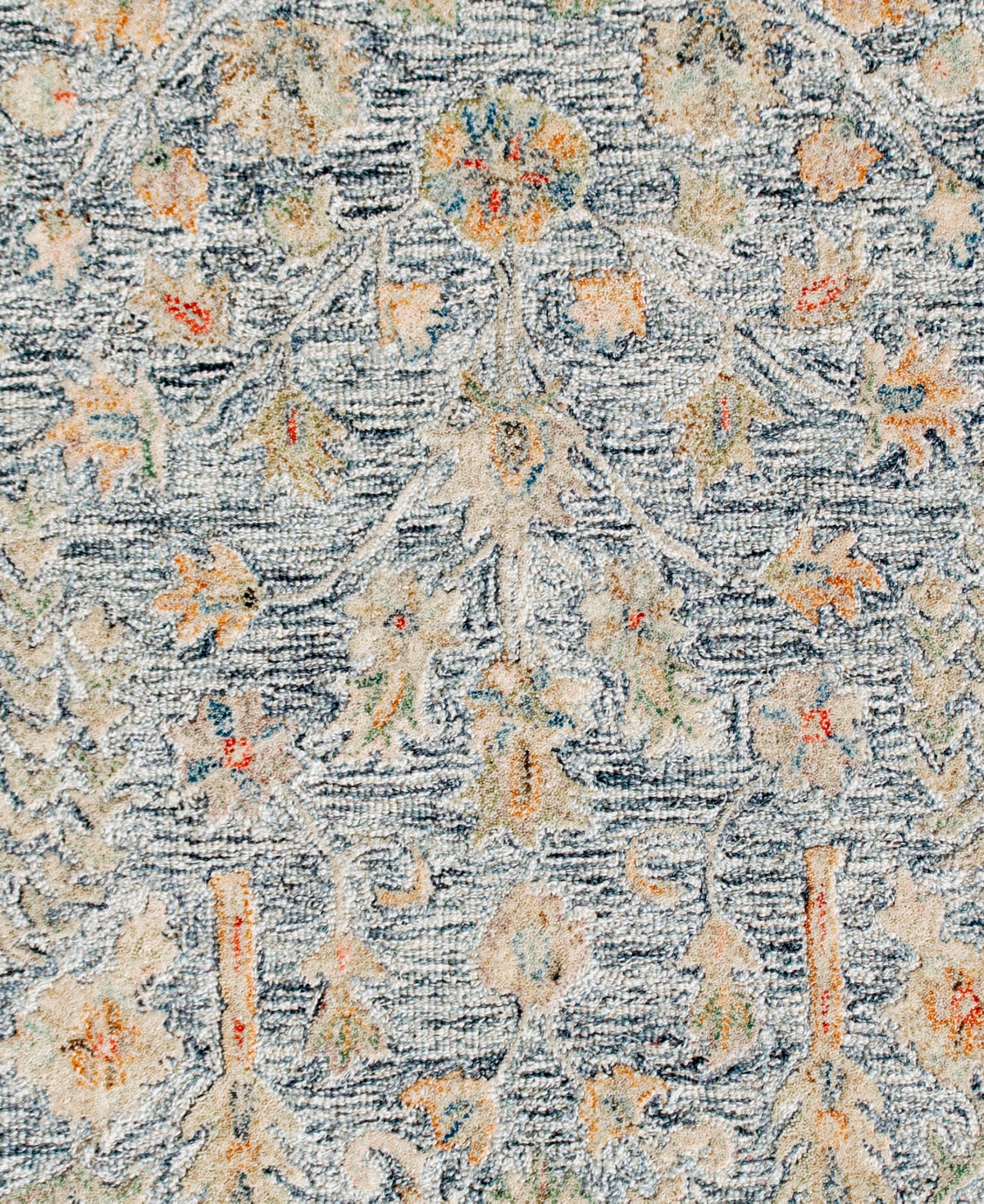 Lr Home Varana Varna-92a 8'6''x8'6'' Round Area Rug In Blue,slate