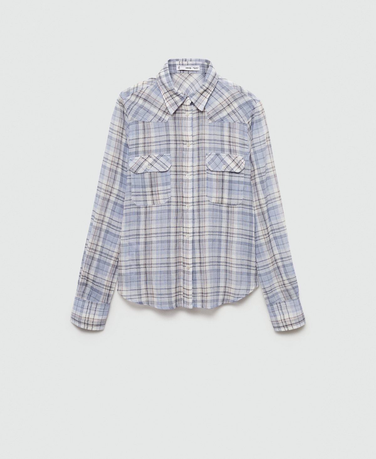 Mango Women's Check Cotton Shirt