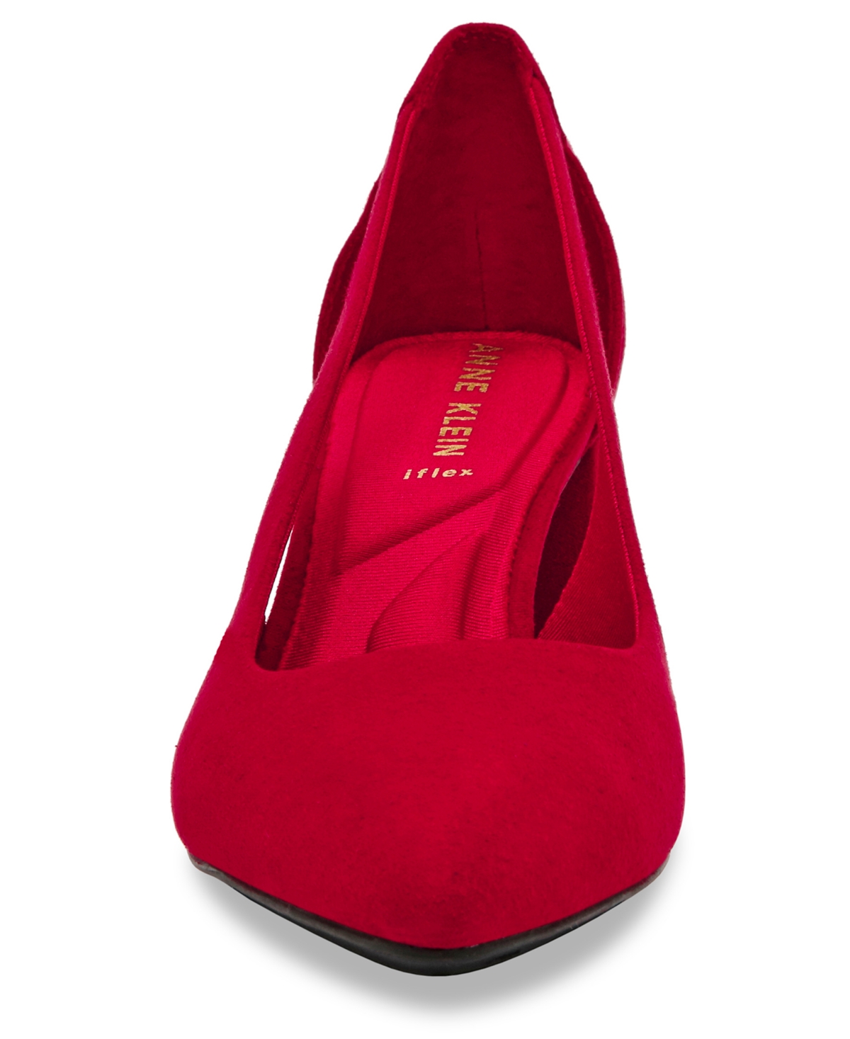 Anne Klein Women s Berkeley Block Heel Dress Pumps Deep Red Smart Closet