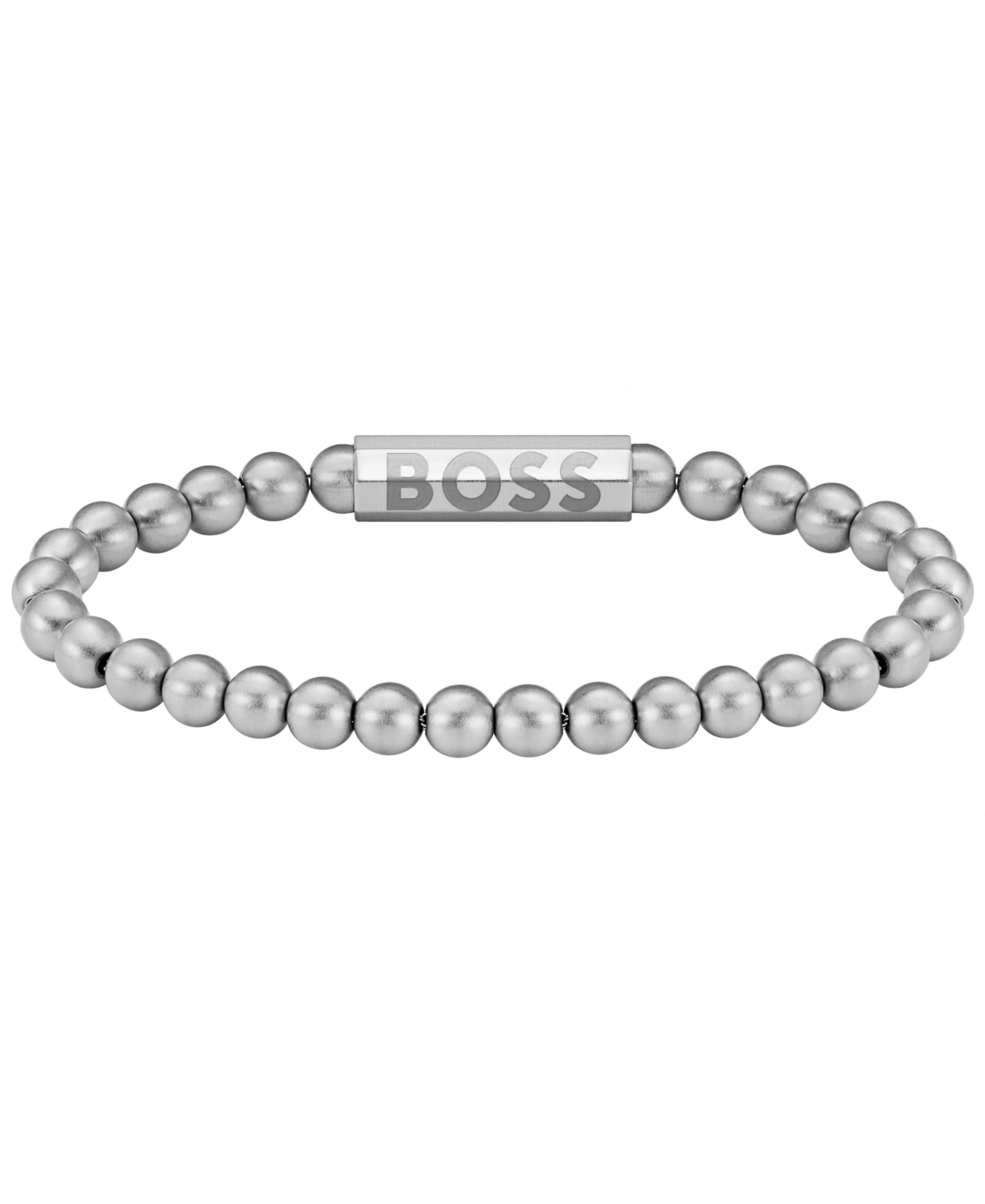 Hugo Boss Men's Sphere Stainless Steel Bracelet In Silver-tone