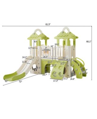 Streamdale 8-in-1 Toddler Climber & Slide Playset