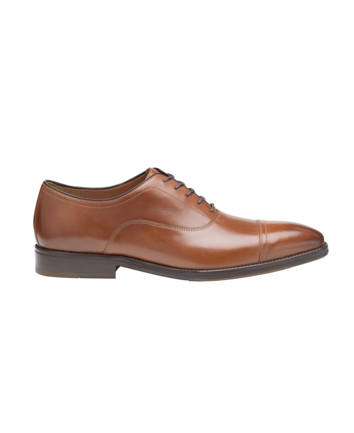 Johnston & murphy men's comfort shuler bike toe oxford top