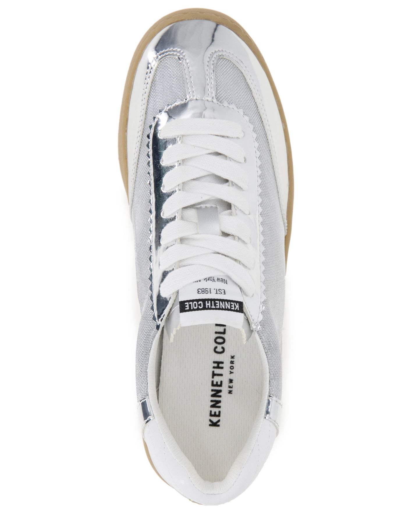 Женские кроссовки Kenneth Cole New York Sam, цвет: Серебряный сетчатый — фото 4