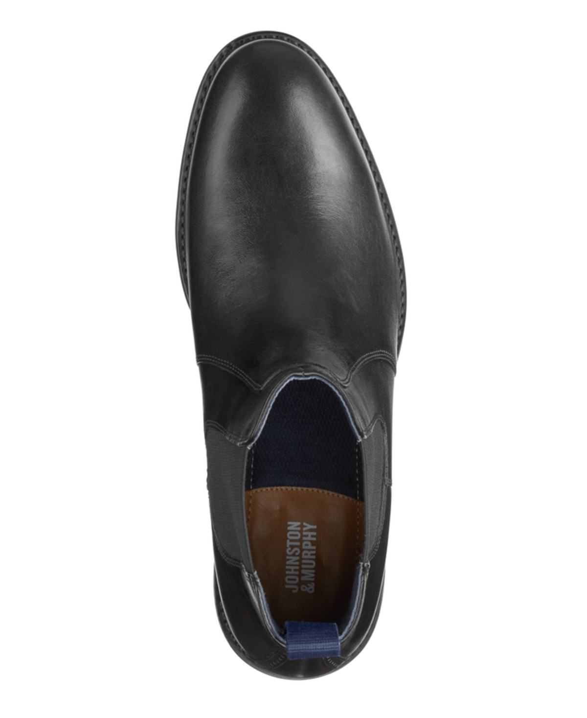 Johnston Murphy Men s Grady Chelsea Boots Black Full Grain Smart Closet