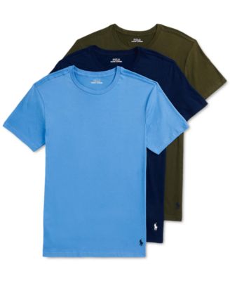 Men's 3-Pack Slim-Fit Classic Cotton Crew Undershirts